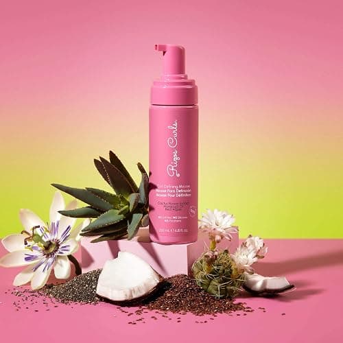 Rizos Curls Curl Defining Mousse – Lightweight Foam for Volume & Hydration – Shine & Definition for Every Curl Pattern: Wavy, Curly, Coily 1a–4c Hair Types – Sulfate & Paraben Free thumbnail 6