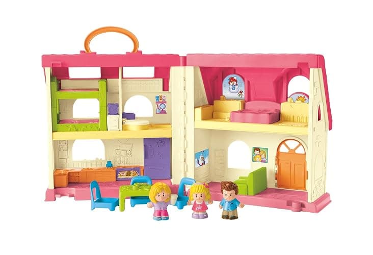 Fisher-Price Little People Toddler Toy Surprise & Sounds Home Musical Playhouse with Figures & Accessories for Pretend Play Kids Ages 1+ Years - SIOC/FFP - Home thumbnail 6