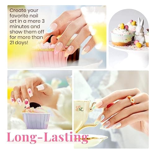 Beetles UV Gel Nagellack Set - mit Gel Basis Decklack 23 Stuck 20 Farben Macaron Farben Kollektion Leuchtende Nail Art DekorationenNfänger DIY Nail Art Maniküre für Frauen thumbnail 3