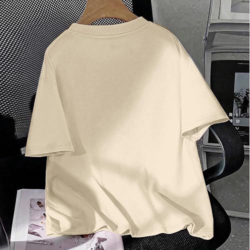GANGXCHEN Silly Goose Shirt Cute Duck Graphic Tees for Women Funny Tshirts Teen Girls Kawaii Animal Print Tee Tops thumbnail 3