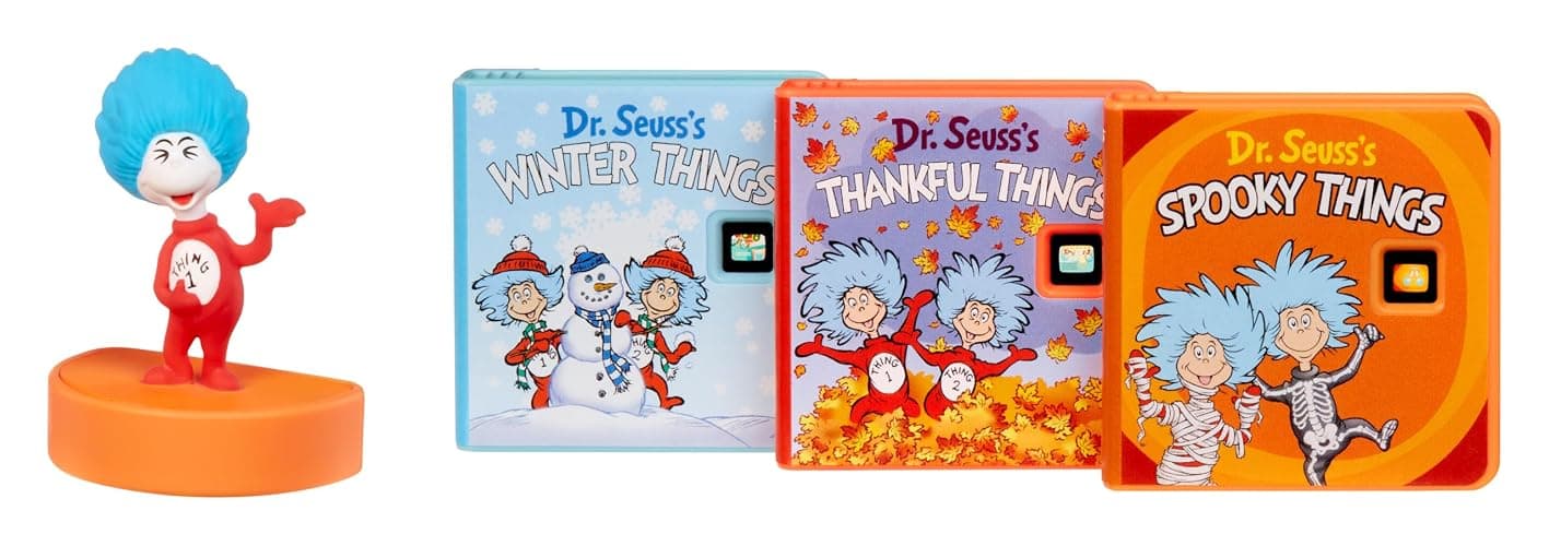Little Tikes Story Dream Machine Dr. Seuss Thing 1 Collection, Storytime, Books, Audio Play Character, Gift and Toy for Toddlers and Kids Girls Boys Ages 3+ Years thumbnail 2