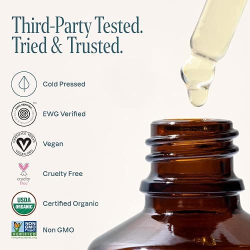 Cliganic Organic Argan Oil, 100% Pure | for Hair, Face & Skin | Natural Cold Pressed Carrier Oil, Imported from Morocco thumbnail 7