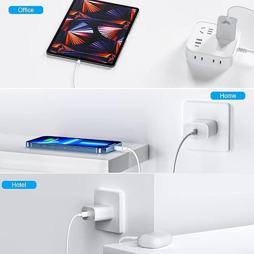 USBC Charger Block for iPhone 17 Charging Plug,MFI Certified Fast USB C Wall Cube 2Pack Power Adapter for iPhone 17/Air/16/16E Pro/Plus/Pro Max/15/14/13/12/11,for iPad Air/Mini USB-C Charge Brick Box thumbnail 6