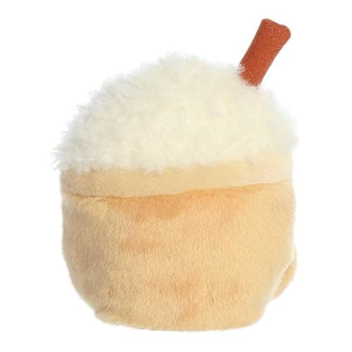 Aurora Palm Pals 5" Speckle Pumpkin Spice Latte Festive Plush | Bean-filled understuffed bodies with collectible personalities thumbnail 5