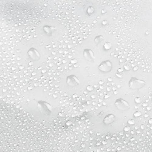 iDesign PEVA Plastic Shower Curtain Liner, Mold and Mildew Resistant Plastic Shower Curtain for use Alone or with Fabric Curtain, 72 x 72 Inches, Frost thumbnail 4