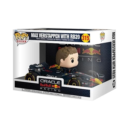 Funko Pop! Rides Super Deluxe: Racing - Max Verstappen with RB20 - Racing - Collectable Vinyl Figure - Gift Idea - Official Merchandise - Toys for Kids & Adults - Racing Fans - Image 1