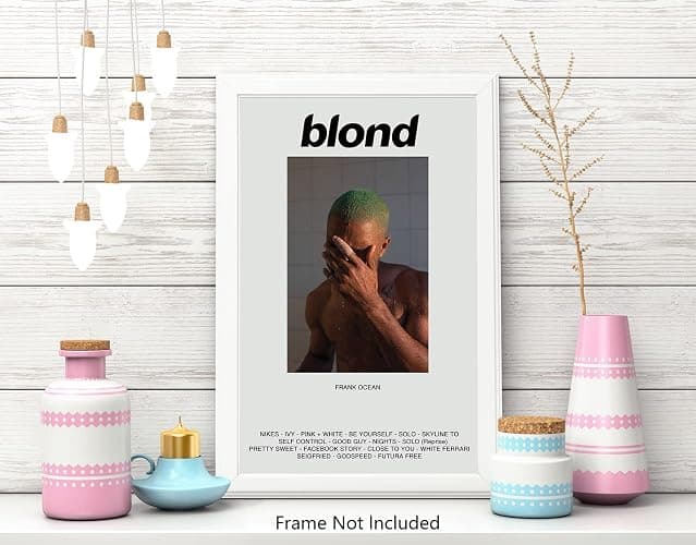 Frank Ocean Blond Wall Decor Poster 12x18 thumbnail 3