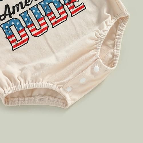 Ayalinggo 4th of July Baby Outfit Boy Girl My First Fourth of July Bubble Romper Oversized Onesie Toddler USA Clothes thumbnail 4