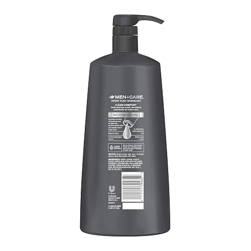 Dove Men+Care Body Wash and Face Wash Pump For Fresh, Healthy-Feeling Skin Clean Comfort Cleanser That Effectively Washes Away Bacteria While Nourishing Your Skin 23.5 oz thumbnail 3