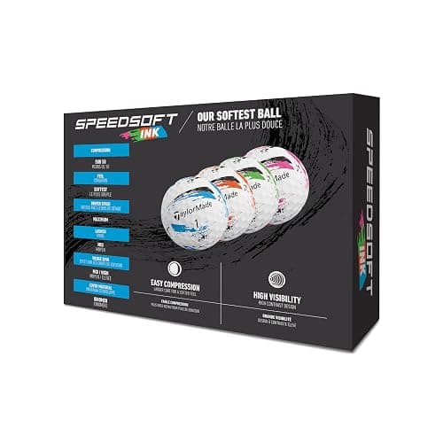 TaylorMade 2025 Golf SpeedSoft Ink Multi Golf Balls thumbnail 3