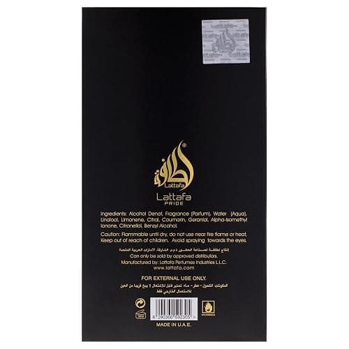 Lattafa Pride Leen Eau de Parfum Spray for Unisex, 3.4 Ounce thumbnail 7
