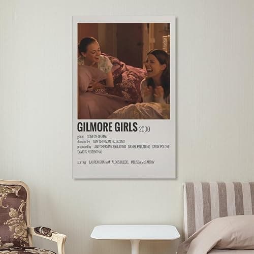Tv Series Movie Poster Gilmore Girls 90s Minimalist Poster Canvas Painting Wall Art Poster for Bedroom Living Room Decor 16x24inch(40x60cm) Unframe-style thumbnail 7
