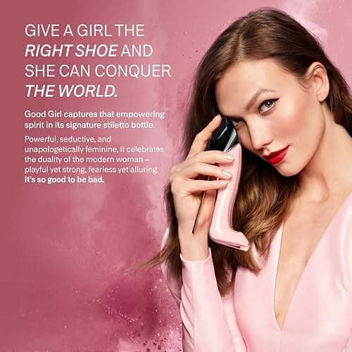 Carolina Herrera Good Girl Blush Eau de Parfum for Women - 2.7 oz | Powdery Ambery Floral Perfume for Women, Peony, Ylang-Ylang, Vanilla & Bergamot - Pink Stiletto Designer Women's Fragrance thumbnail 4