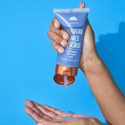 Tree Hut Blueberry & Turmeric Purifying Face Scrub | Deep Cleans Pores to Remove Dead Skin & Impurities | Nourishing Essential Body Care | 7.4 fl oz. thumbnail 3