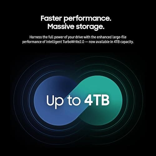 Samsung 990 EVO Plus SSD 4TB, PCIe Gen 4x4 | Gen 5x2 M.2, Speeds Up-to 7,250 MB/s, Upgrade Storage for PC/Laptops, HMB Technology and Intelligent Turbowrite 2.0, (MZ-V9S4T0B/AM) thumbnail 5