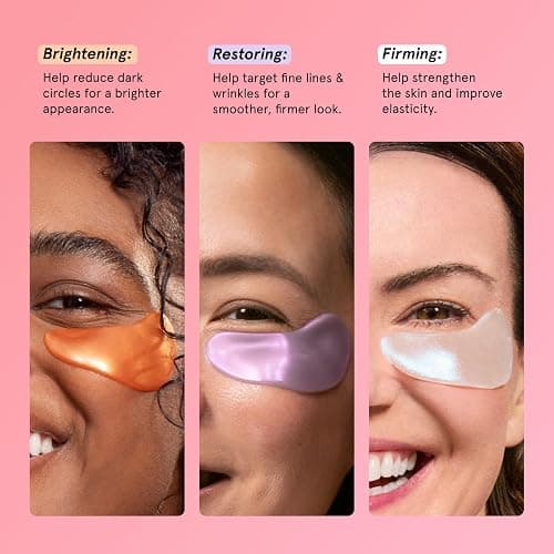 grace & stella Under Eye Patches Variety Pack - With 6 Colors (18 Pairs) | 3 Pairs of Under Eye Masks Per Color - Vegan, Cruelty-Free, Derm-Tested Eye Patches for Women & Men - Bridesmaid Gifts thumbnail 5