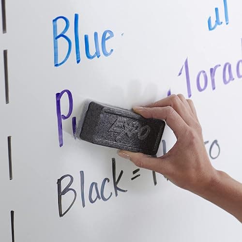 EXPO Dry Erase, Soft Pile Block Whiteboard Eraser, 5-1/8 in. x 1-1/2 in. - 1 Pack thumbnail 2
