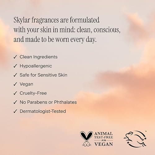 Skylar Vanilla Sky Hair & Body Mist | Hypoallergenic & Clean Fragrance | Vegan, Cruelty Free, and Safe For Sensitive Skin | 80 ML, 2.7 Fl Oz thumbnail 6