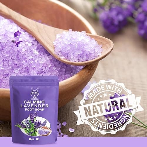 MoodRelish Foot Spa Bath Massager with Heat Bubbles and Vibration Massage and Jets, 16 OZ Calming Lavender Foot Soak Epsom Salt, Foot Soaker with Red Light, 22 Massage Rollers, Adjustable Temp - Pink thumbnail 5