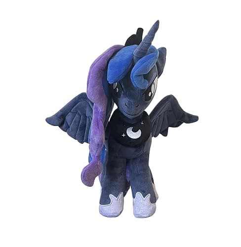 My Little Pony - Princess Luna Plush Toy - Officially Licensed Product, Soft and Cuddly Collectible for Fans and Collectors - Ideal Gift for Kids and Adults - Ages 3+ thumbnail 3