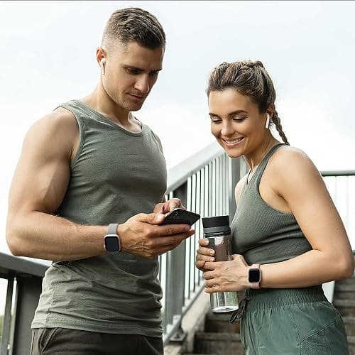 GEAK 15 Pack Bracelet Compatible with Apple Watch Band 40mm 38mm 44mm 42mm 41mm 45mm 46mm 49mm Women Men, Soft Sport Replacement Strap Wristbands for iWatch Bands Series 11 10 9 8 7 6 5 4 3 2 1 Ultra thumbnail 5