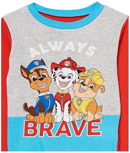 Nickelodeon Boys' Paw Patrol 6-piece Snug-fit Cotton Pajama Set, Soft & Cute for Kids thumbnail 7