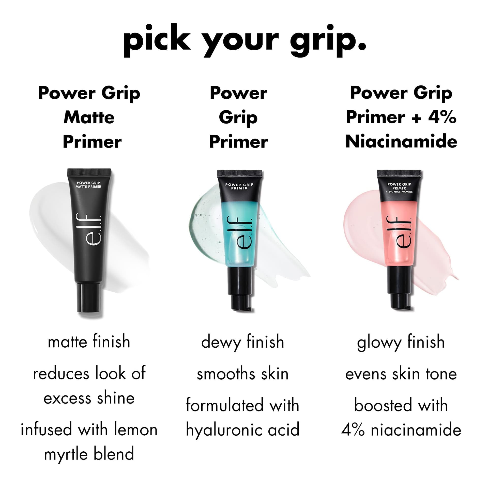 e.l.f. Power Grip Primer, Gel-Based & Hydrating Face Primer For Smoothing Skin & Gripping Makeup, Moisturizes & Primes, 0.811 Fl Oz (24 ml.) thumbnail 4