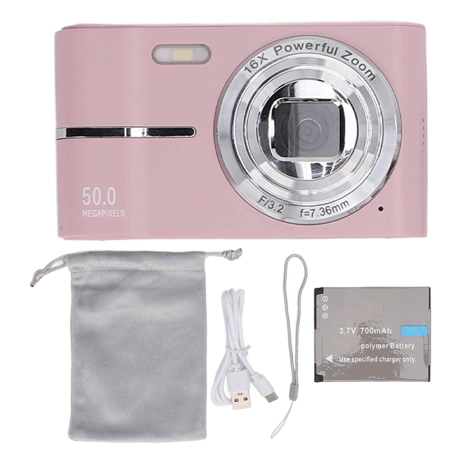 GOWENIC Cámara Digital, FHD 1080P 50MP Cámara Compacta con Pantalla TFT HD de 2,4, Zoom Digital 16X, Enfoque Automático, Antivibración, para Adolescentes Estudiantes thumbnail 8
