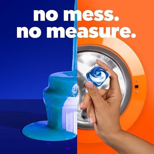 Tide PODS laundry detergent pacs, 3-in-1 Stain Remover, Odor Fighter, Color Protector, 112 Count, HE compatible, Spring Meadow Scent thumbnail 5