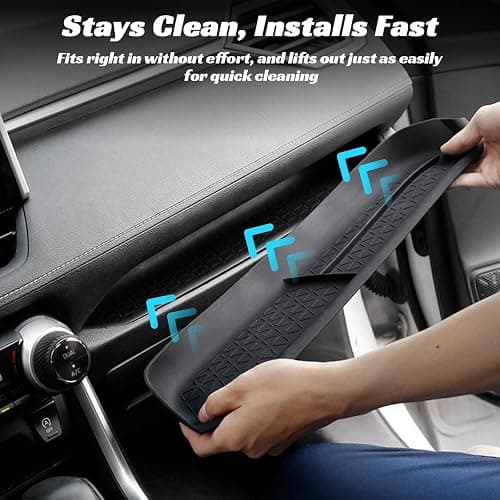 CARFIB Passenger Storage Organizer Mat Fit for Toyota RAV4 2025 2024 2023 2022 2021 2020 2019 Glove Box Organizer Tray Interior Insert Accessories thumbnail 7