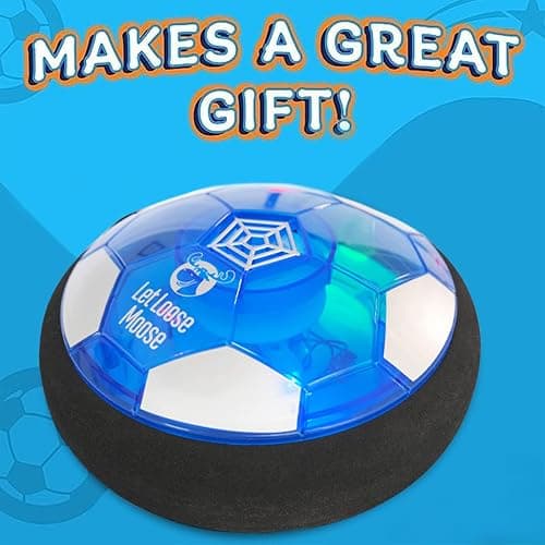 Let Loose Moose Hover Soccer Ball - Boys Birthday Gifts - Indoor Hoover Balls for Kids Age 6, 7, 8, 9, 10, 11, 12 Year Old - Light-Up Toy Game for Kid - 6-8, 8-12 - Rechargeable - 1pk thumbnail 3