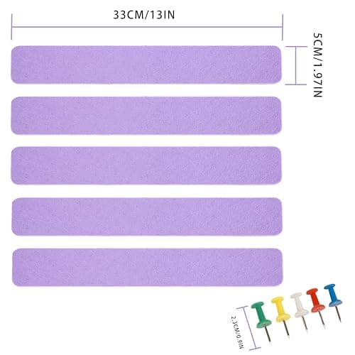Bulletin Board Cork Board Cork Boards for Walls Cork Board for Office Pin Board Bulletin Boards for Walls (Light Purple) thumbnail 3