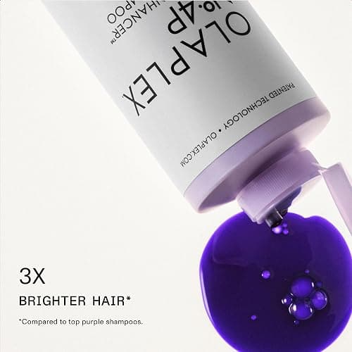 Olaplex No. 4P Blonde Enhancer Purple Toning Shampoo, Repairs, Hydrates, & Brightens All Blonde, Lightened, & Grey Hair thumbnail 2