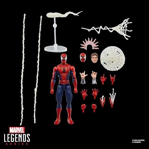 Marvel Legends Maximum Series Spider-Man, Deluxe Spider-Man Comics Collectible 6-Inch Action Figure; Amazing Articulation; Spectacular Accessories thumbnail 16