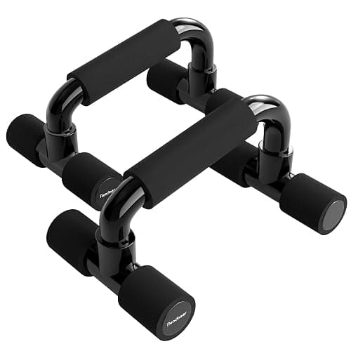 Readaeer Push Up Bars Gym Exercise Equipment Fitness 1 Pair Pushup Handles with Cushioned Foam Grip and Non-Slip Sturdy Structure Push Up Bars for Men & Women - Image 1