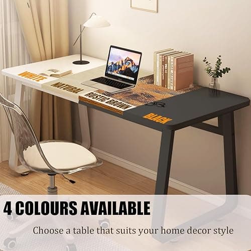 XUEGW Modern Computer Desk Simple Style Study Table for Home Office, Wooden Writing Desks PC Table for Bedroom,80 * 50cm thumbnail 5