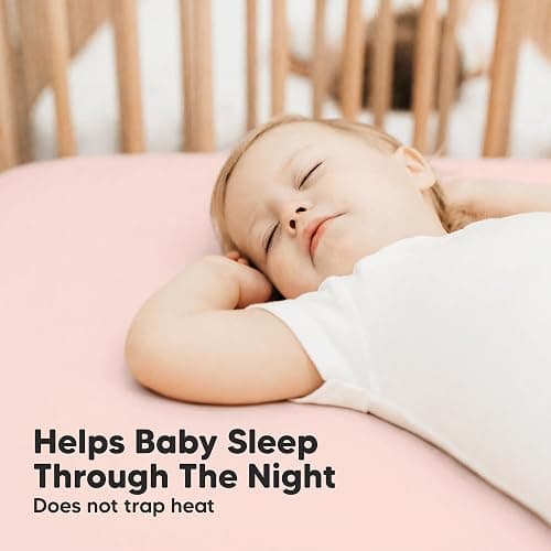 KeaBabies 2-Pack Baby Crib Sheets for Boys, Girls, 52x28 Fitted (Cameo) | Viscose Derived from Bamboo, Toddler Bed Sheets Neutral, Fitted Crib Mattress Sheet for Standard Baby Bedding, Soft, Cozy thumbnail 5