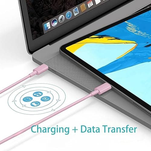 Pink iPhone Charger Fast Charging, 20w USB-C Power Adapter Cable 6ft, Type-C to C Charging Cord for iPhone 16 Pro Max 15 Plus 16e 17 Air 17E, iPad Air Pro, Galaxy S25 Z Flip 7/6/5/4/3/Z Fold/A16/A54 thumbnail 4