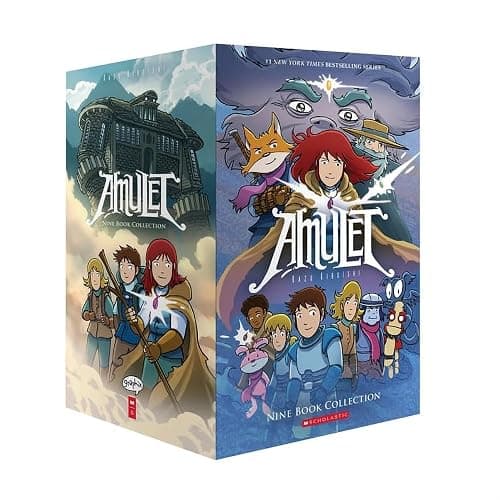 Amulet 1-9 Box Set (The Stonekeeper;The Stonekeeper's Curse; The Cloud Searchers; The Last Council; Prince of the Elves; Escape from Lucien; Firelight; Supernova; Waverider Amulet) thumbnail 2