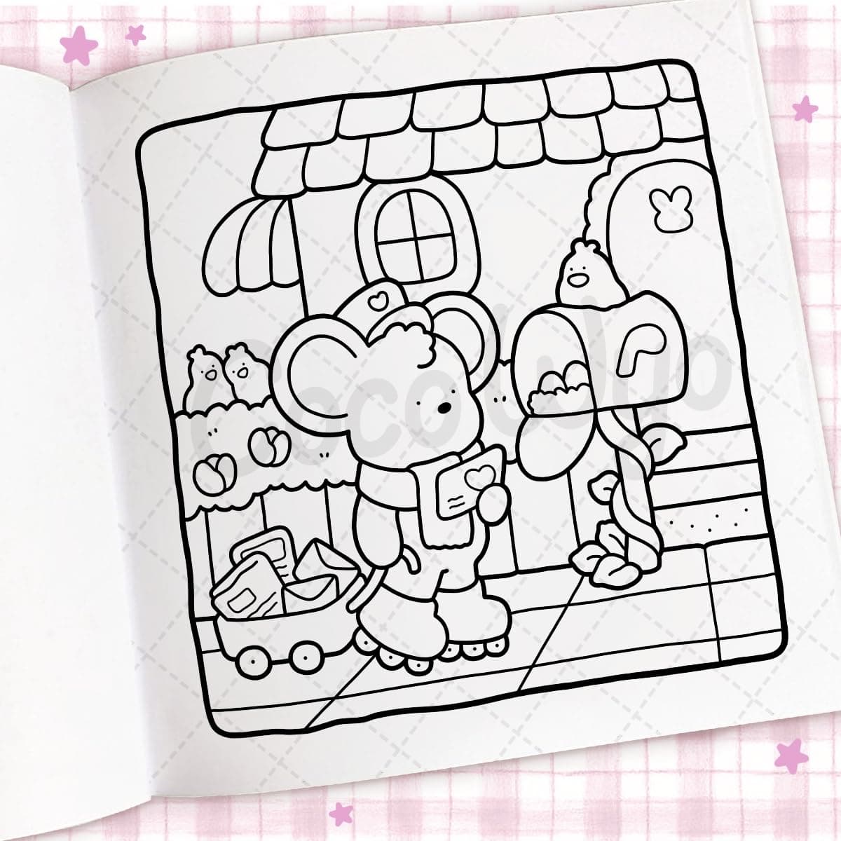 Cozy Days: A cute and comfy colouring book thumbnail 7