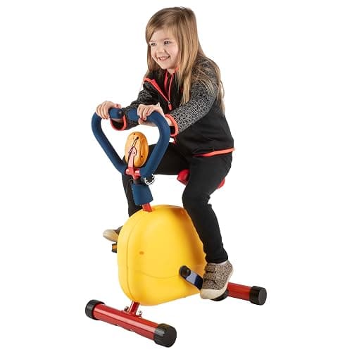Hey Play Kids Exercise Bike, Indoor Stationary Cycle Riding Toy - Image 1