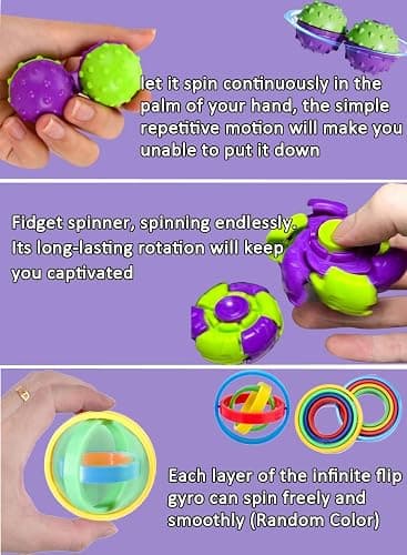 Fidget Toy Gun, 1911 Stress Shot Toy Gun Set for Adults & Kids, 3D Printed Peace Pistol Fidget Toy Anxiety Relief Items Pack, 9 PCS thumbnail 5