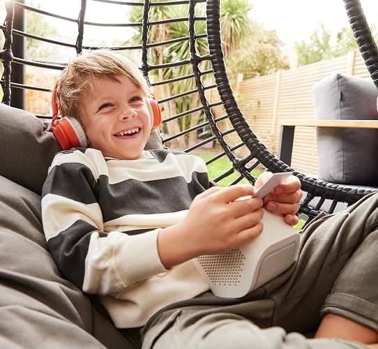 YOTO Wireless Headphones – Kids Accessories, Lightweight Comfortable Adjustable & Foldable Over-Ear Bluetooth Earphones with Travel Bag, Volume-Limiting for Safe Listening thumbnail 2