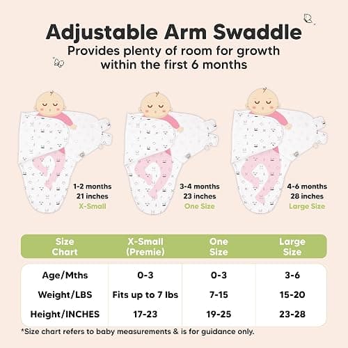 KeaBabies 3-Pack Organic Baby Swaddle Sleep Sacks - Swaddles for Newborns, Infant 0-3 Months, Baby Girls, Boys, Soft & Snug Newborn Sleep Sack, Nursery Swaddling Blankets (Nordic) thumbnail 6