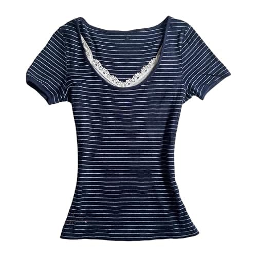Y2k Grunge Shirts Alt Emo Clothes Women Whimsical Goth Short Sleeve Top Vintage Graphic Tees 2000s Tops Teen Girls - Image 1
