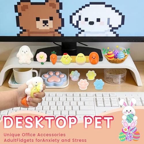 11pcs Easter Squishy Pack,Fidget Toys Include taba Squishies Party Favors for Kids 4-8 8-12 Treasure Box Toys for Classroom Birthday Xmas Gifts for Girls Boys Goodie Bag Stocking Stuffers for Teens thumbnail 8