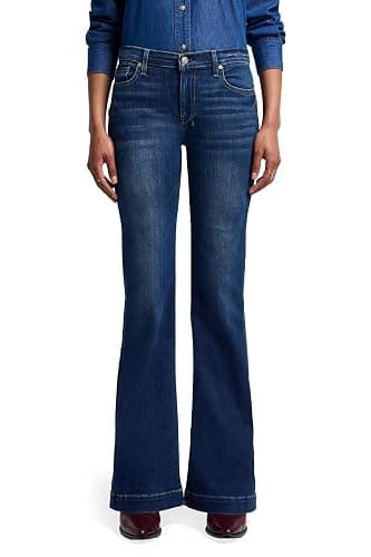 7 For All Mankind Women's Flare Wide Leg Jean - Image 1