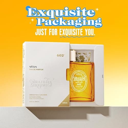 Sttes Perfume 602# (Irresistible Sunshine) - Eau de Perfume 100ml (3.4fl oz) Vanilla Gourmet Tune (Caramel Vanilla Flavor) thumbnail 9