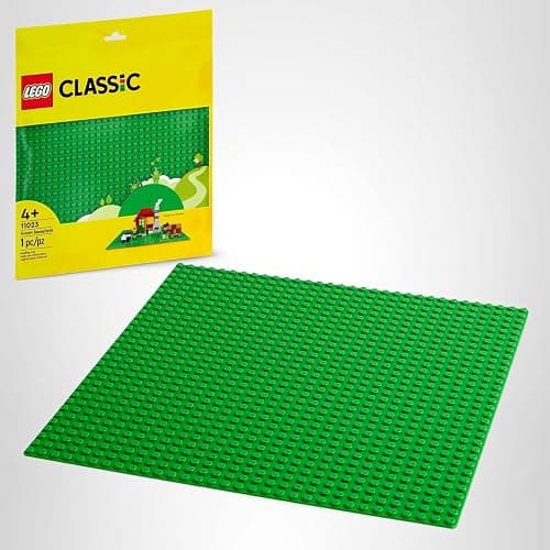 LEGO Classic Green Baseplate, Square 32x32 Stud Foundation to Build, Play, and Display Brick Creations, Great for Grassy Nature Landscapes, 11023,4+ Years thumbnail 7
