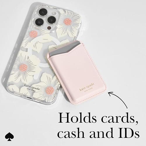 kate spade new york Magnetic Wallet/Card Holder - Compatible with MagSafe Phones and Cases - Pale Dogwood thumbnail 2